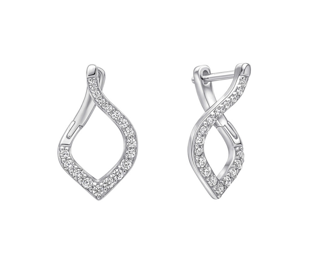 Diamonfire Cluster Cut Out Earrings