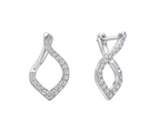 Diamonfire Cluster Cut Out Earrings