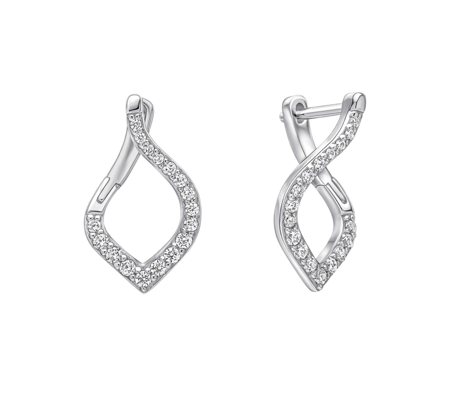 Diamonfire Cluster Cut Out Earrings