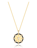 Gold Sparkle Point Medaillon