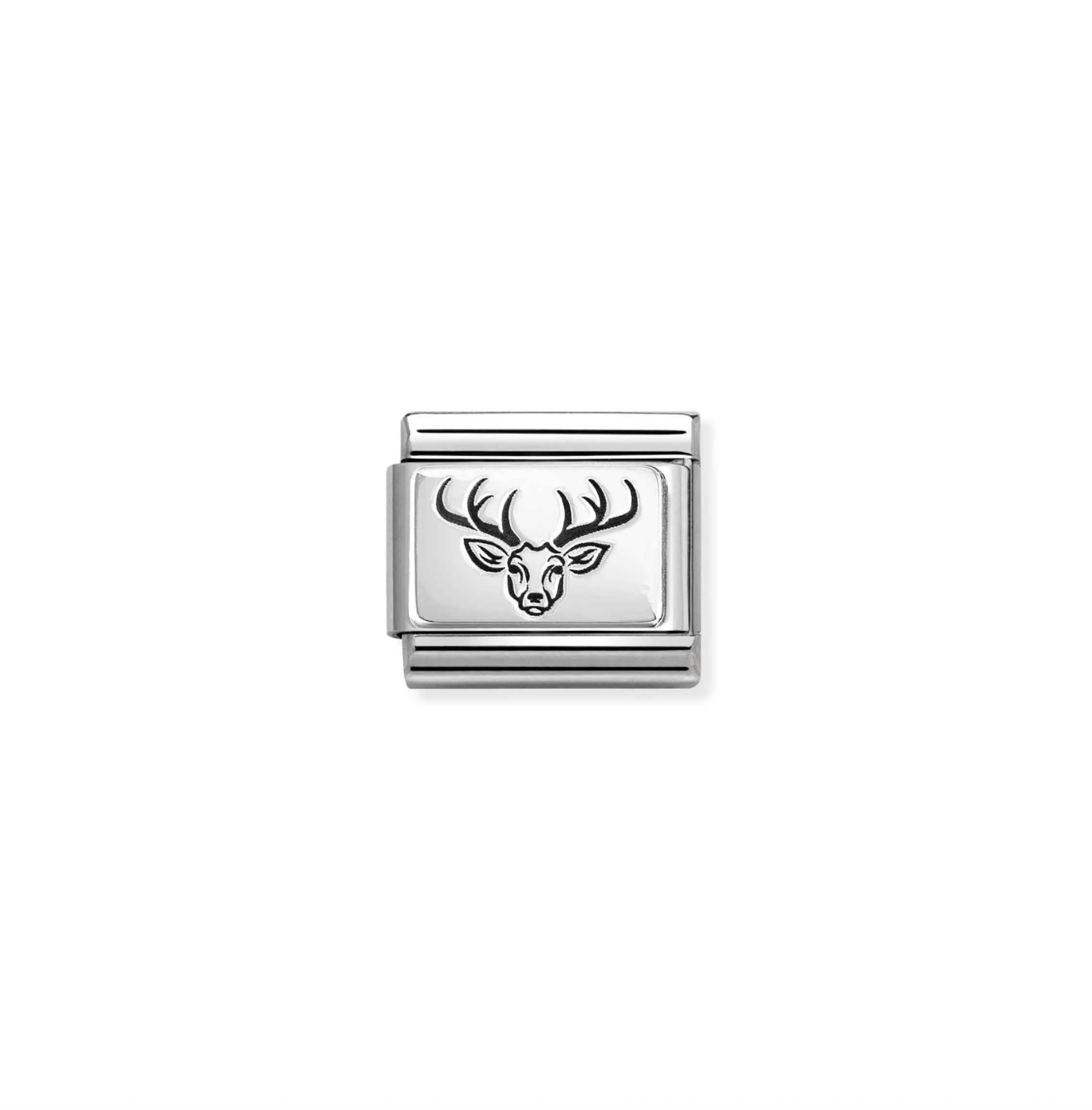 Nomination Classic PLATES Silver Stag Head Link