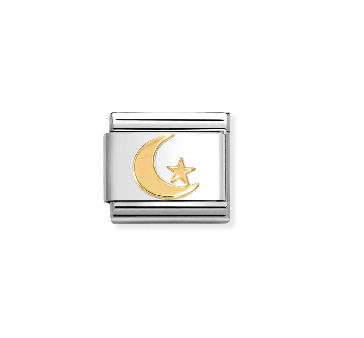 Nomination Classic Gold Moon & Star Charm