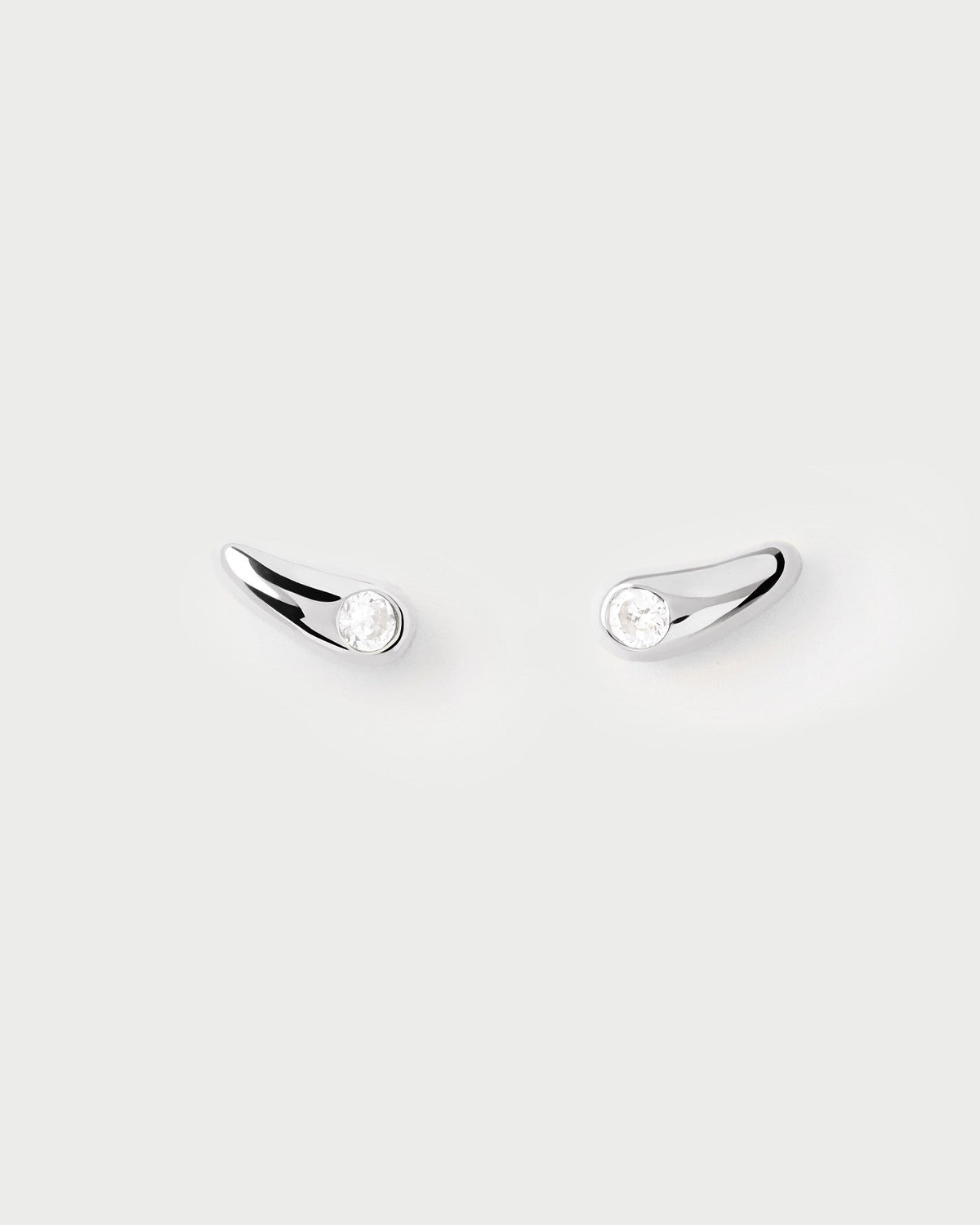 Serena Stud Silver Earrings