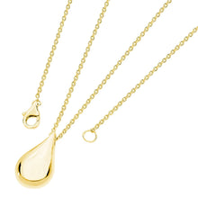 Load image into Gallery viewer, Gold Large Tear Drop Pendant TDP1G
