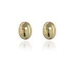Vega Gold Polished Clip On Earrings