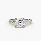The Twisted Pavé Solitaire