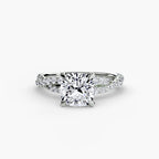 The Twisted Pavé Solitaire