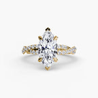 The Twisted Pavé Solitaire