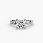 The Twisted Pavé Solitaire