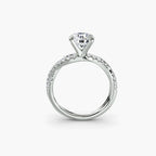 The Twisted Pavé Solitaire
