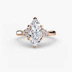 Solitaire with Cluster Shoulders 2