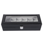 Watch box for 6 - Black and Grey