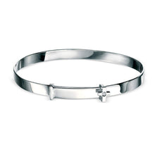 Load image into Gallery viewer, Cross Expanding Bangle with Diamond
