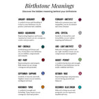 Crystal Birthstone Charm