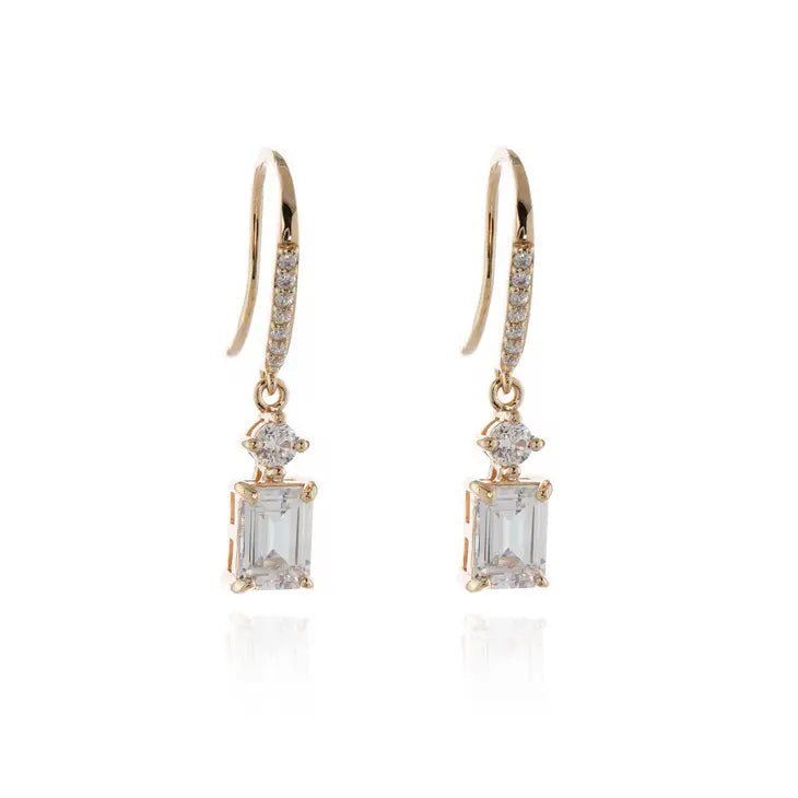 Lani CZ Earrings Gold