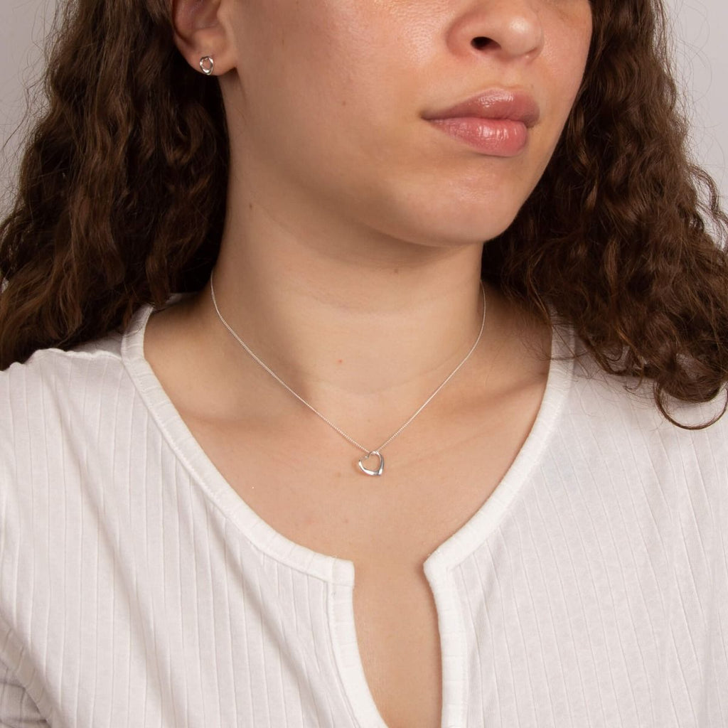 Slip on Heart Pendant (small)