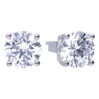 Four Claw 2.00ct Zirconia Stud Earrings E5908