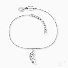 Load image into Gallery viewer, Silver Fly-wing Angel Bracelet
