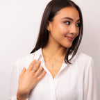 Amalfi Three Colour Twist Ring in 9ct Gold