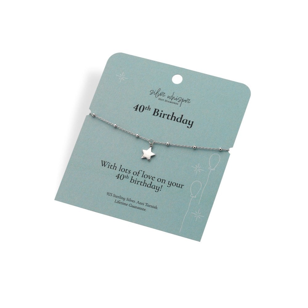 40th Birthday Bracelet