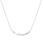 Diamonfire Baguette Zirconia Scatter Necklace