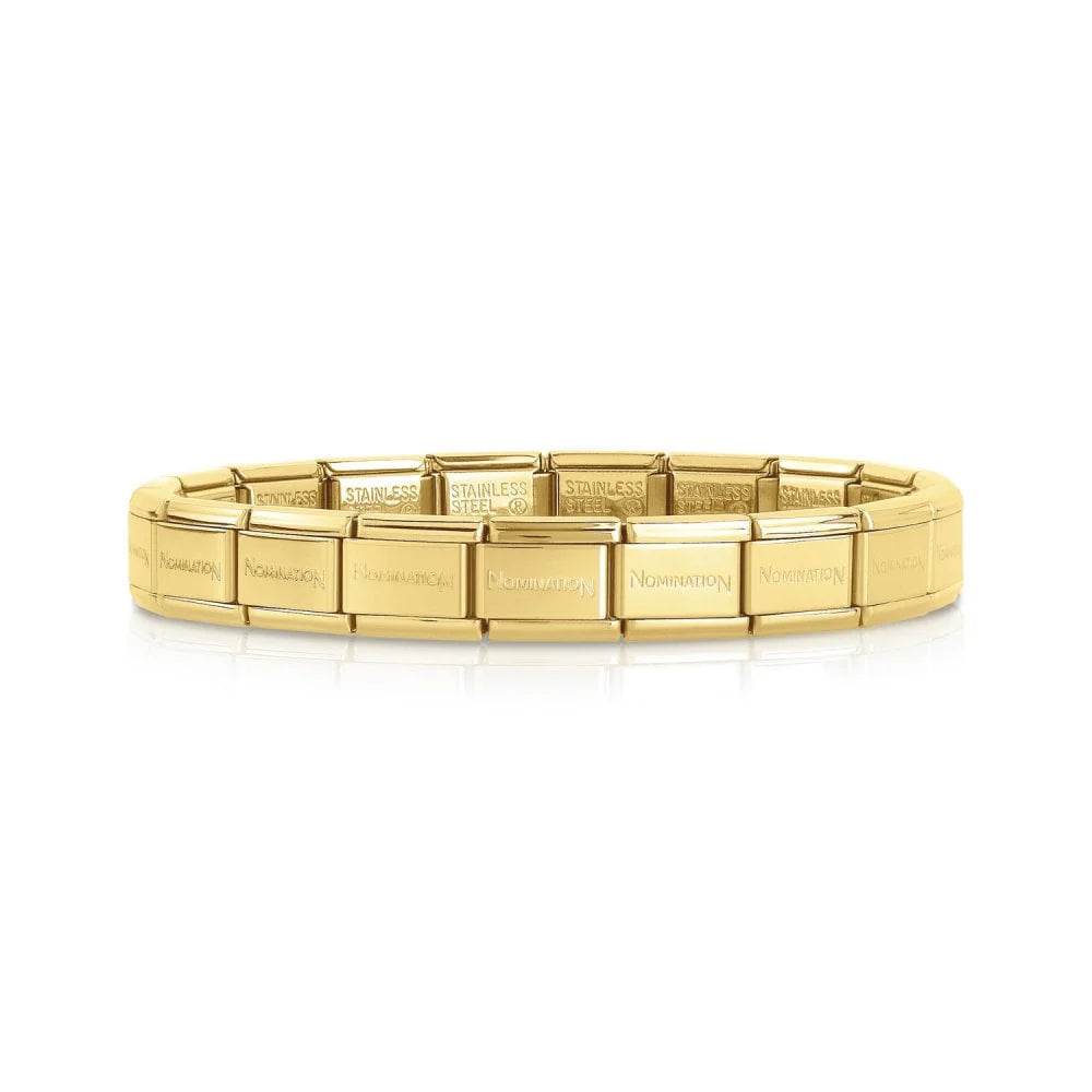 Nomination CLASSIC Gold Coloured Base Bracelets in stainless steel
