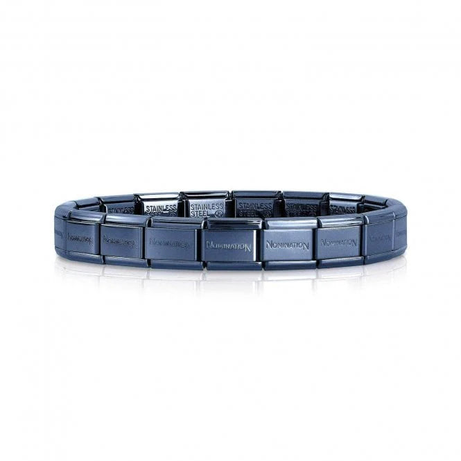 Nomination CLASSIC Blue Coloured Base Bracelets in stainless steel