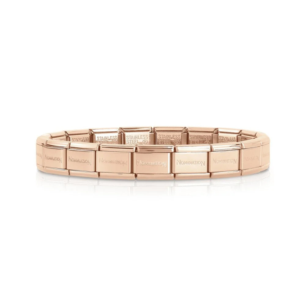 Nomination CLASSIC Rose Gold Coloured Base Bracelets in stainless steel