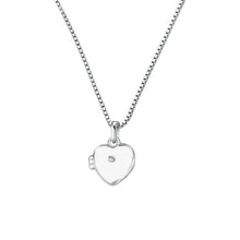 Load image into Gallery viewer, Heart Locket Pendant with Diamond
