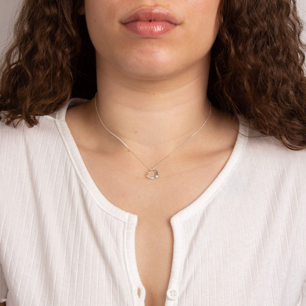 Slip on Heart Pendant (small)