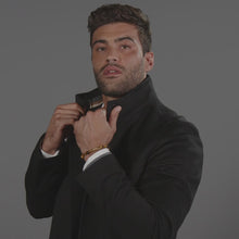 Load and play video in Gallery viewer, Boss Jewellery Mens Sphere Stones Tigers Eye Beaded Bracelet
