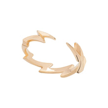 Load image into Gallery viewer, Gold Lightning Bolt Stacking Ring
