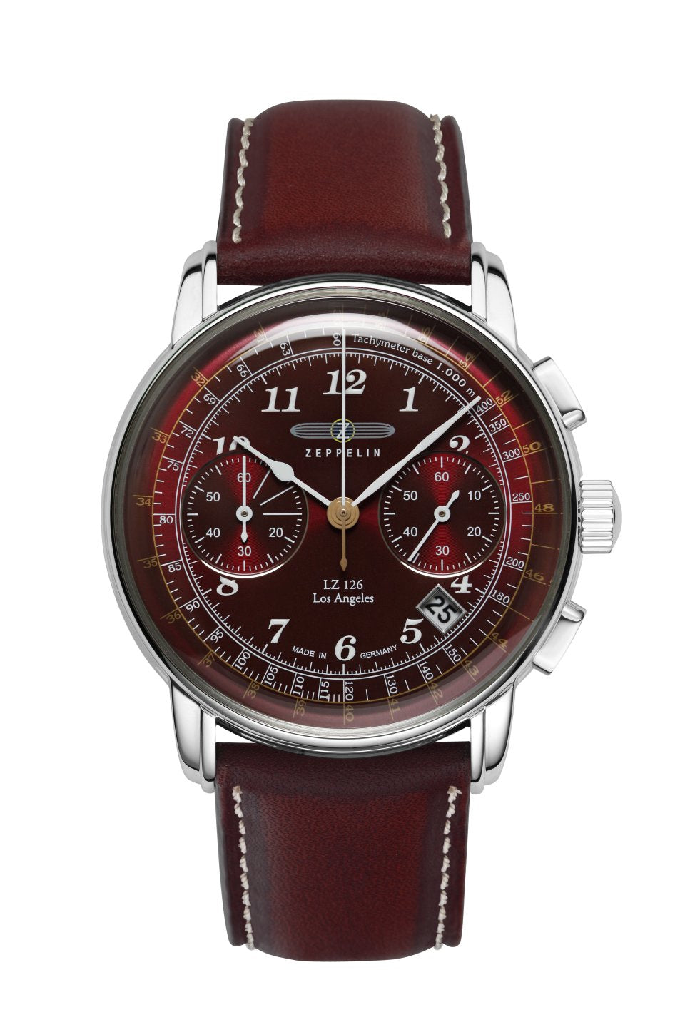 Zeppelin Watch | LZ126 Los Angeles in Red | 7614-6