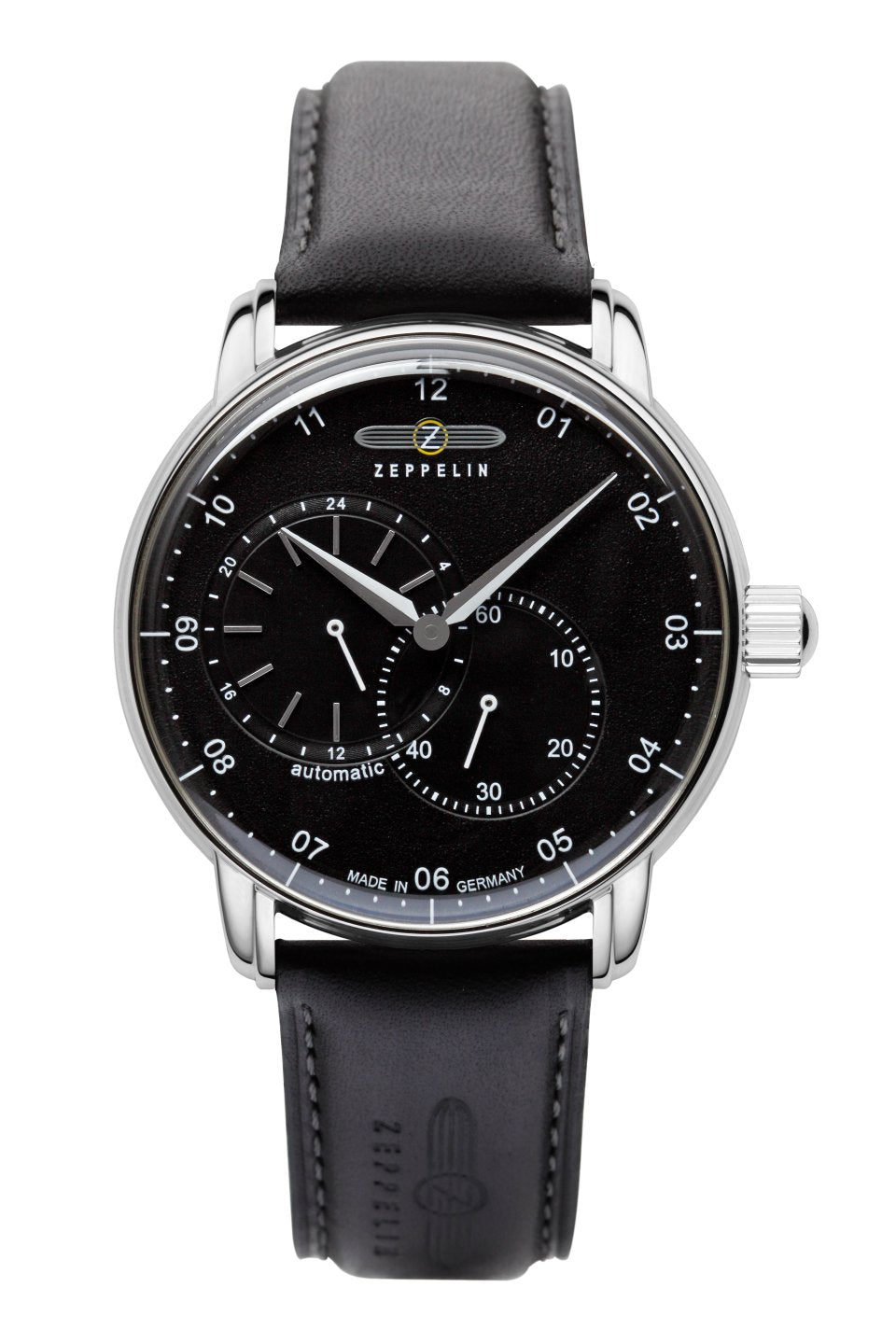 Zeppelin Watch | New Captain's Line Black Watch | 8662-2
