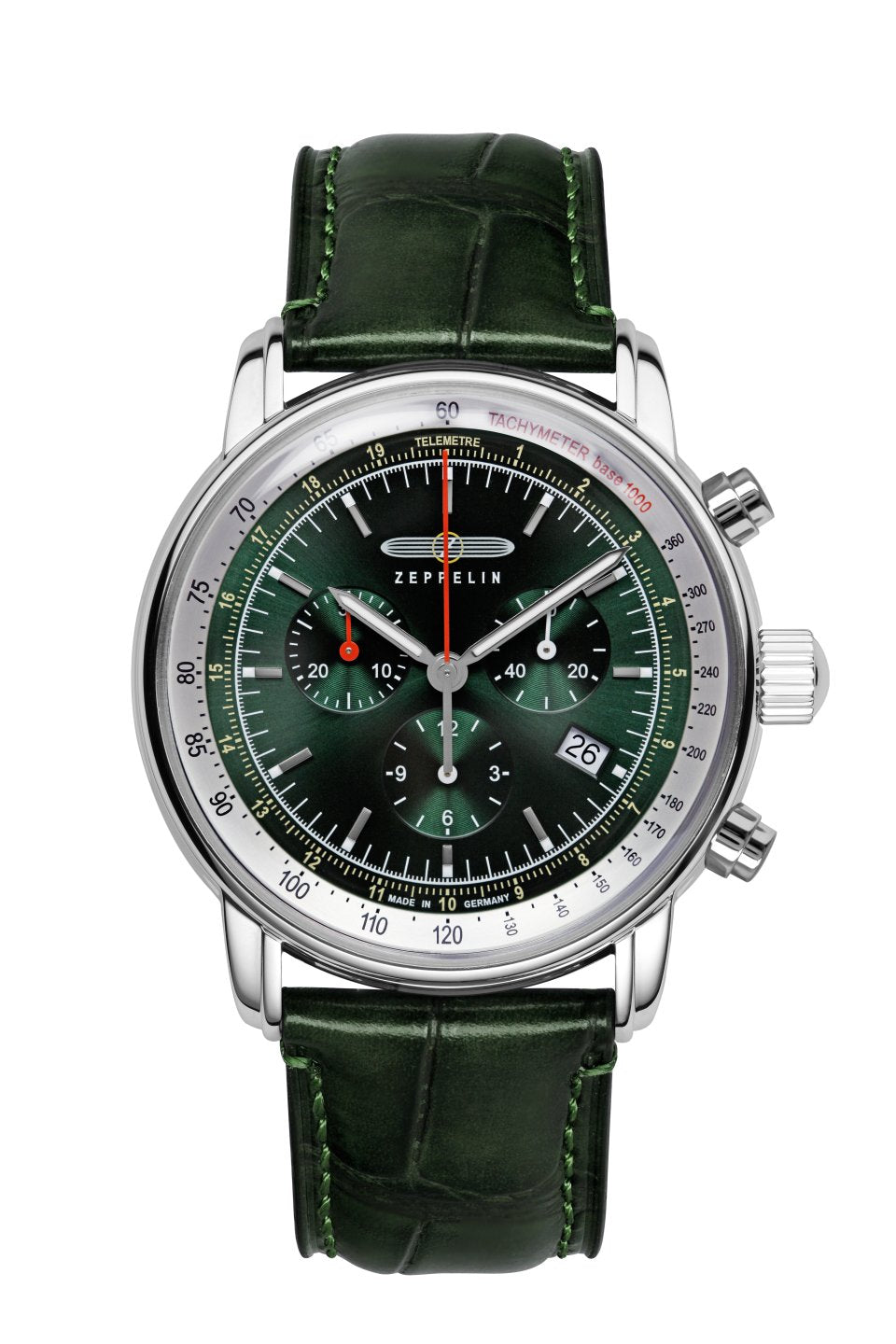 Zeppelin Watch | Green LZ14 Marine | 8888-4