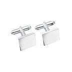 Solid Square Cufflinks (Engravable) V124