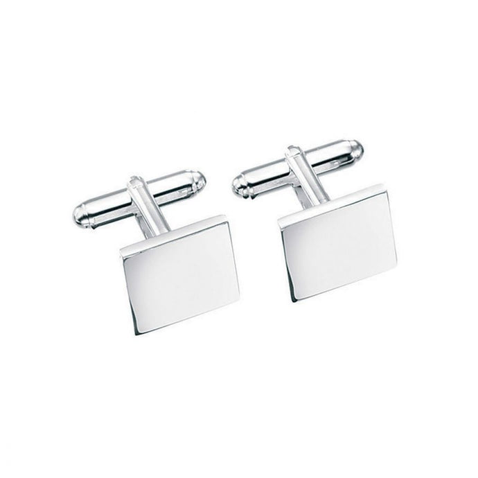 Solid Square Cufflinks (Engravable) V124