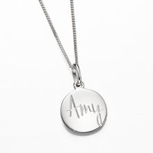 Load image into Gallery viewer, 12mm Engravable Disc Pendant P4778
