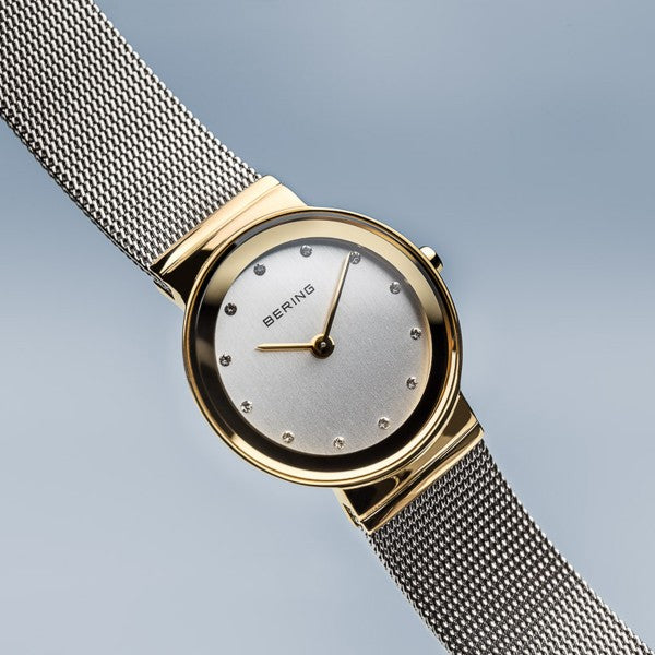 BERING Silver and gold watch 10126-001