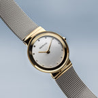BERING Silver and gold watch 10126-001
