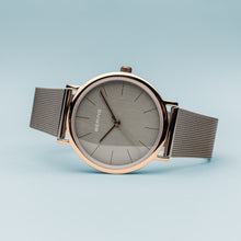 Load image into Gallery viewer, BERING Grey and Rose Gold Watch 13436-369
