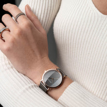 Load image into Gallery viewer, BERING Grey and Rose Gold Watch 13436-369
