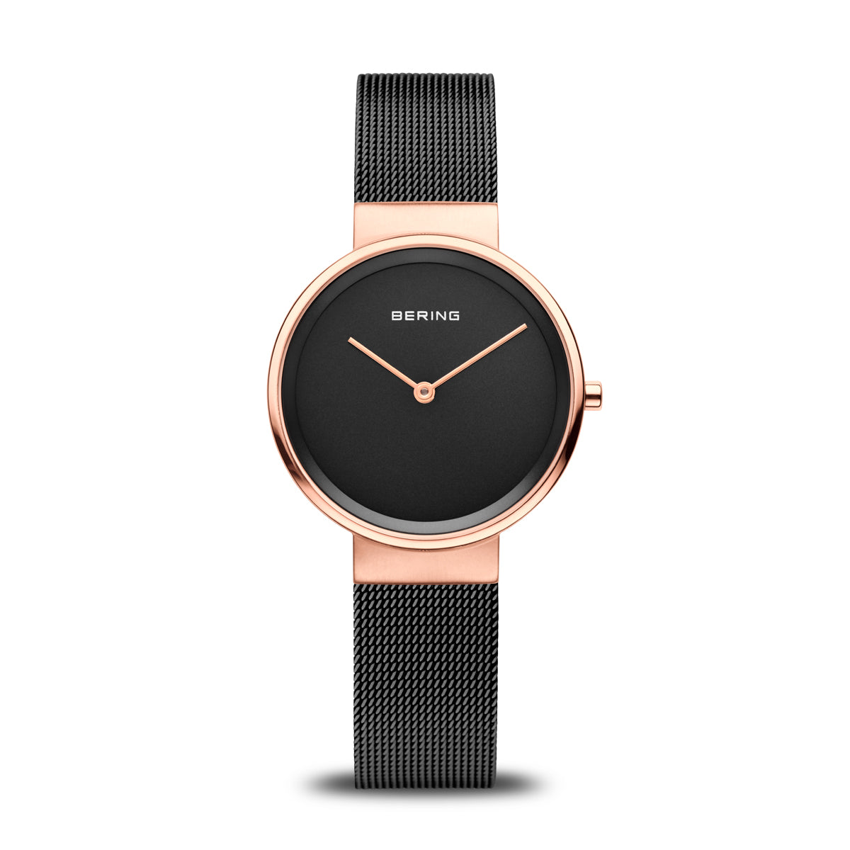 BERING Ladies Black and Gold Watch 14531-166