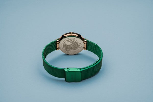 BERING Ladies Green Watch 14531-868