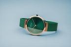 BERING Ladies Green Watch 14531-868