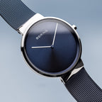 BERING Blue and Silver Watch 14539-307