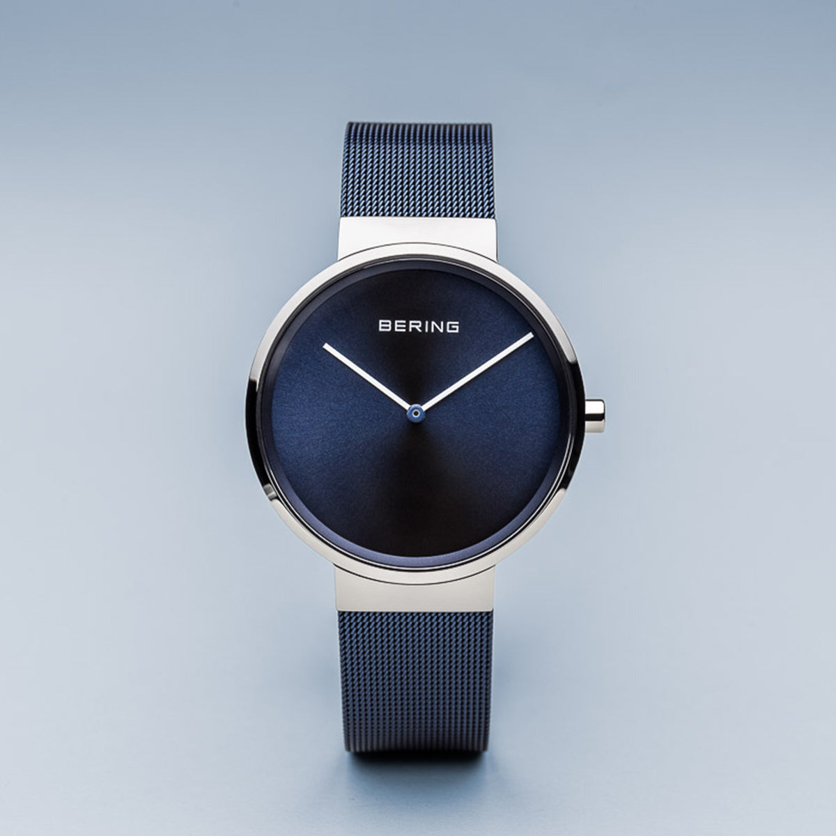 BERING Blue and Silver Watch 14539-307