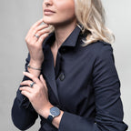 BERING Blue and Silver Watch 14539-307
