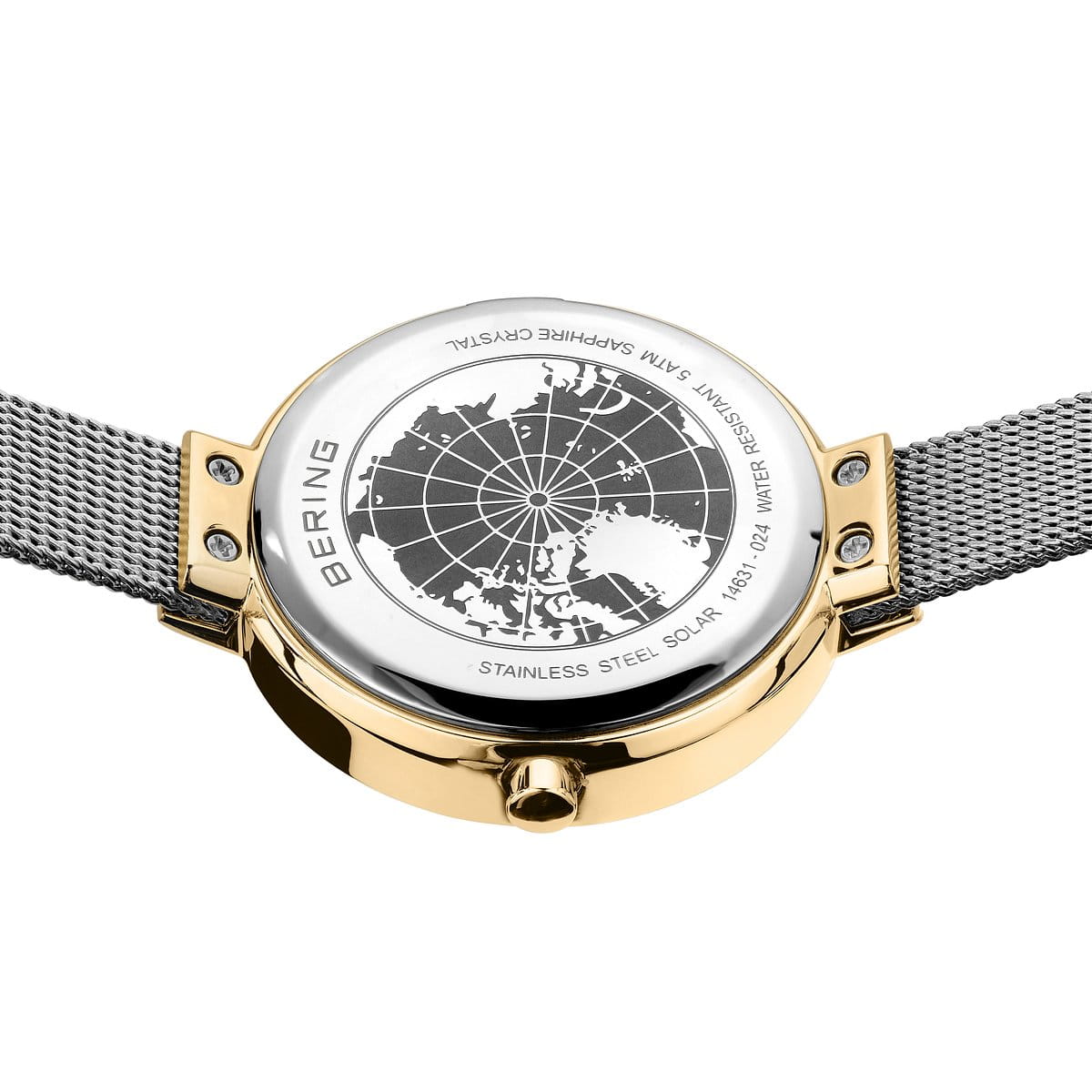 BERING Ladies Solar Gold Watch 14631-024