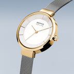BERING Ladies Solar Gold Watch 14631-024
